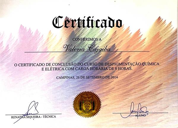 Certificado Valéria Cajaiba 3